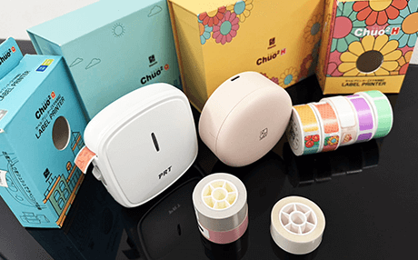 ラベルプリンターシュシュ